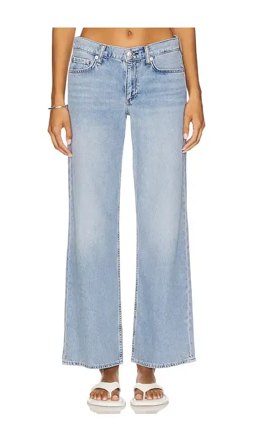 Rag & Bone Featherweight Cam Low-Rise Ankle Straight Jeans