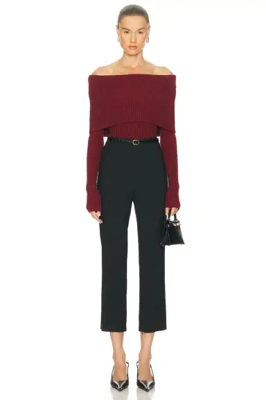 L'Academie Namir Off Shoulder Sweater | Thumbnail 6