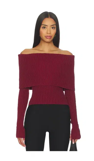 L'Academie Namir Off Shoulder Sweater | Thumbnail 1