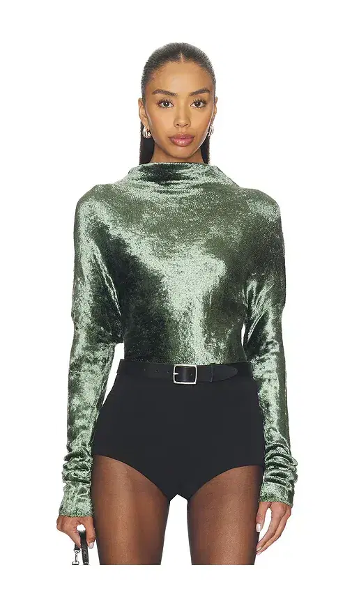 LaPointe Velvet Dolman Top