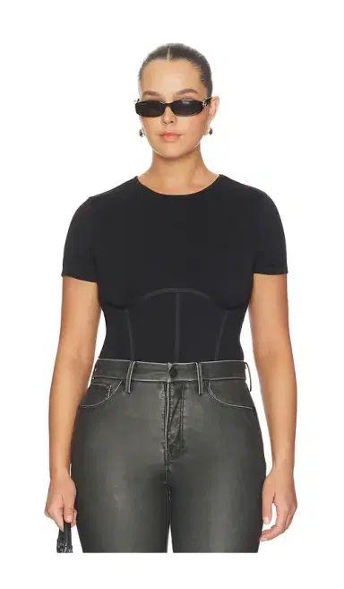 GOOD AMERICAN Weightless Scuba Corset Bodysuit | Thumbnail 2 GOOD AMERICAN Weightless Scuba Corset Bodysuit | Thumbnail 2