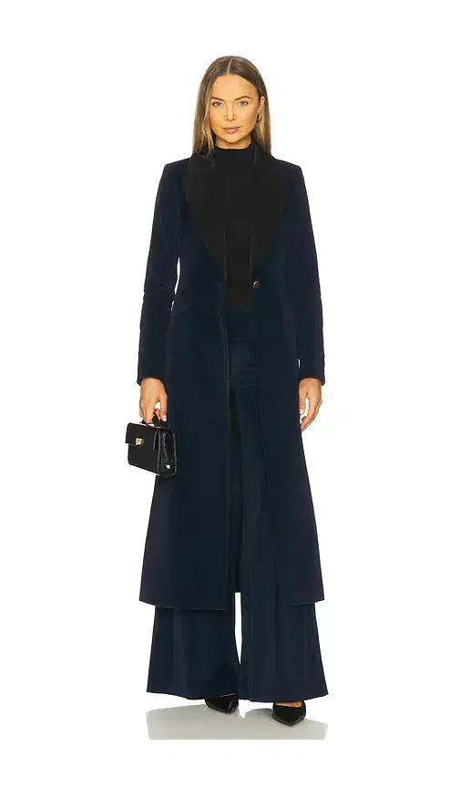 Alice + Olivia Alice + Olivia Theo Notch Collar Coat