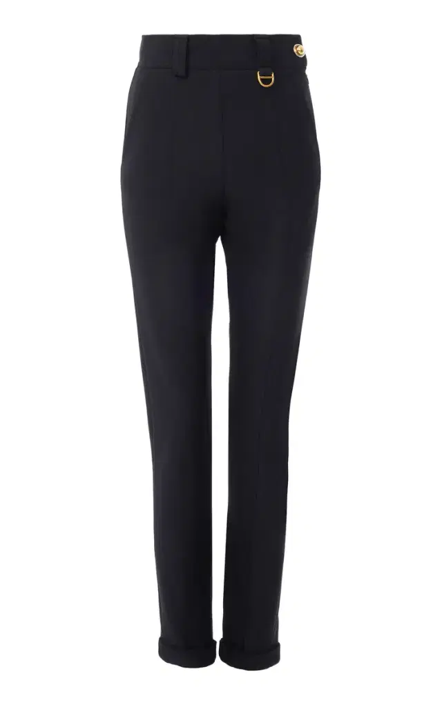 High-Rise Cigarette Pants