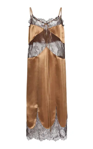 Ferragamo Lace-Trimmed Midi Dress | Thumbnail 6 Ferragamo Lace-Trimmed Midi Dress | Thumbnail 6