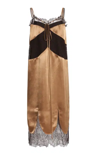 Ferragamo Lace-Trimmed Midi Dress | Thumbnail 8 Ferragamo Lace-Trimmed Midi Dress | Thumbnail 8