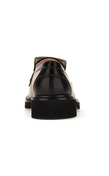 Roger Vivier Viv' Rangers Leather-Trimmed Loafers | Thumbnail 5 Roger Vivier Viv' Rangers Leather-Trimmed Loafers | Thumbnail 5