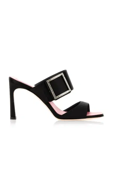 Roger Vivier Trompette Satin Mules | Thumbnail 6 Roger Vivier Trompette Satin Mules | Thumbnail 6