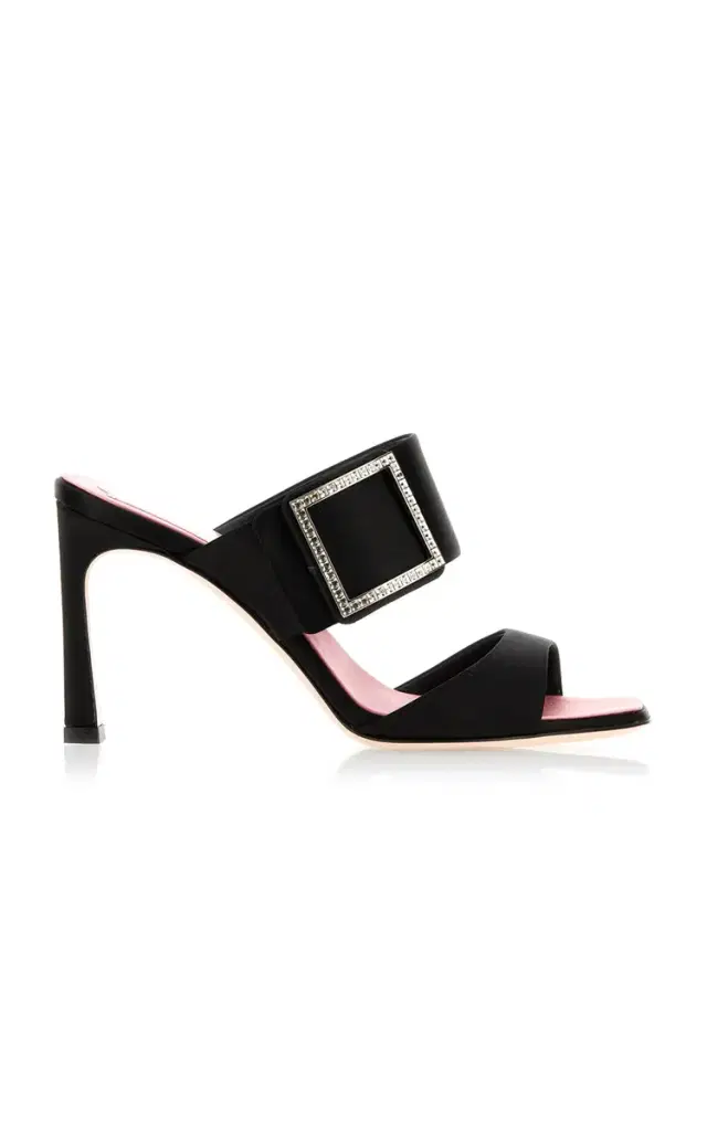 Roger Vivier Trompette Satin Mules