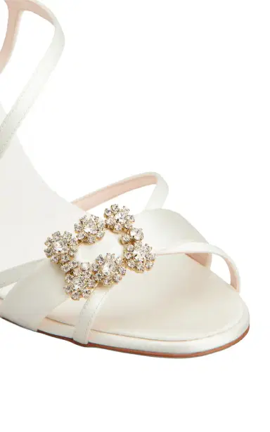 Roger Vivier Efflorescence Satin Sandals | Thumbnail 6 Roger Vivier Efflorescence Satin Sandals | Thumbnail 6