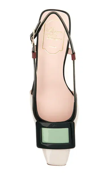 Roger Vivier Belle Vivier Leather Slingback Pumps | Thumbnail 3