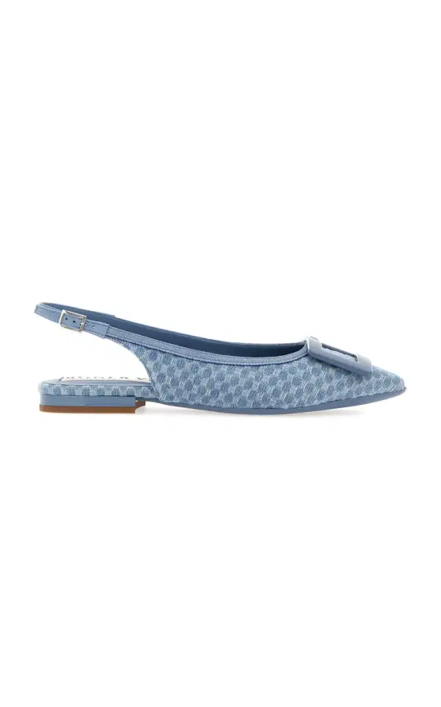 Roger Vivier Gommettine Mesh Slingback Pumps