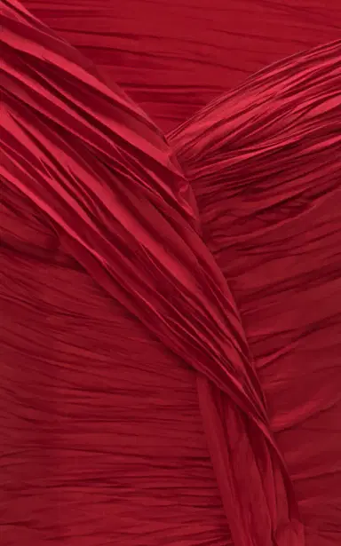Marmar Halim Ruched Taffeta Mermaid Gown | Thumbnail 6 Marmar Halim Ruched Taffeta Mermaid Gown | Thumbnail 6