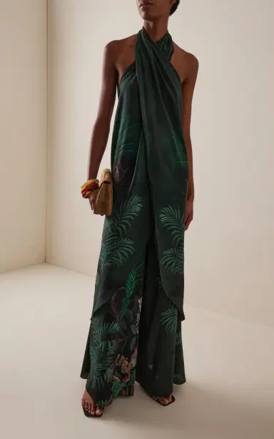 Johanna Ortiz Musical Silk Wide-Leg Pants | Thumbnail 2