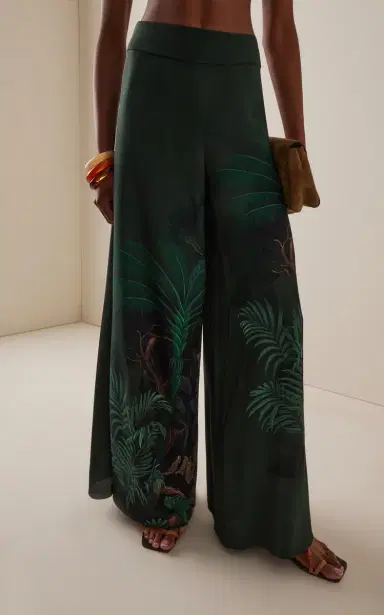 Johanna Ortiz Musical Silk Wide-Leg Pants | Thumbnail 3