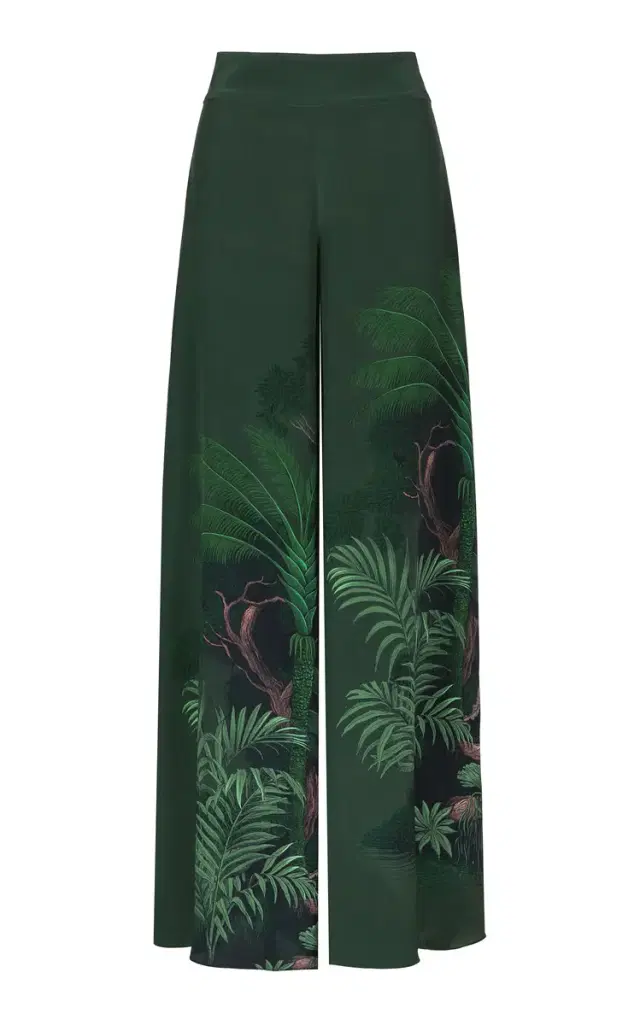 Johanna Ortiz Musical Silk Wide-Leg Pants