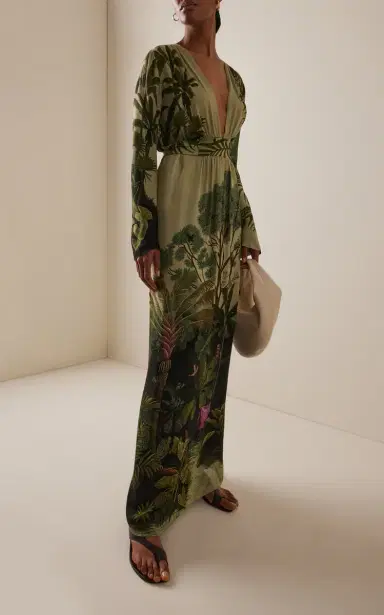 Johanna Ortiz Rodeo Rhythms Silk Tunic | Thumbnail 2