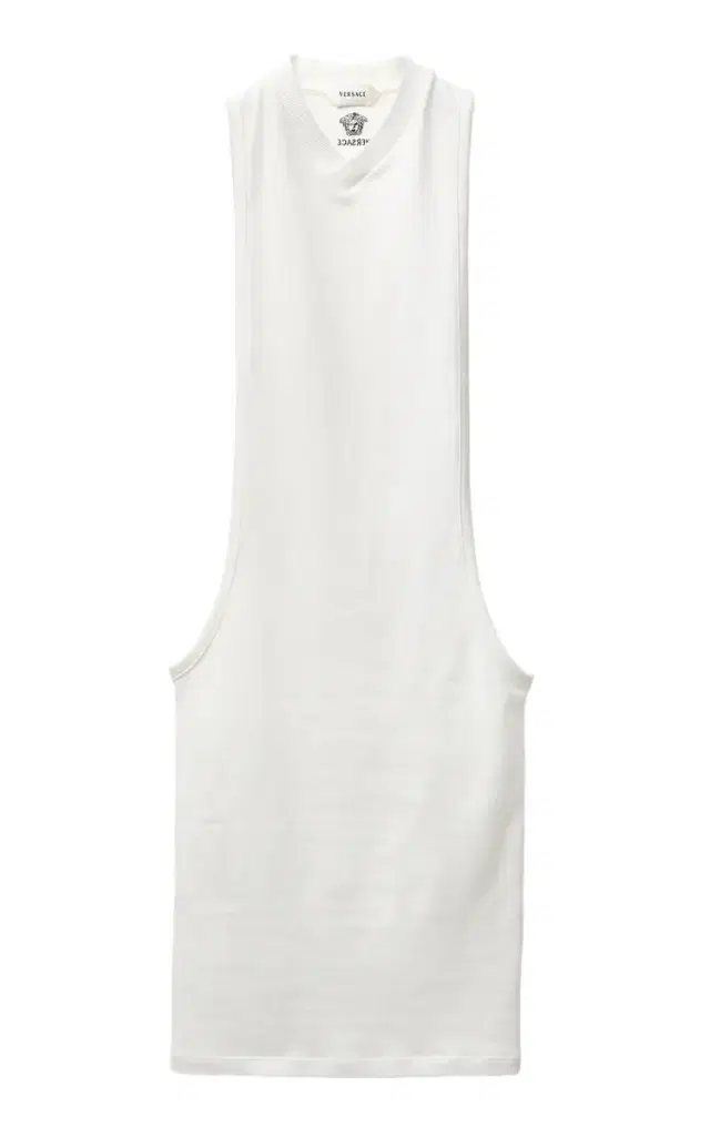 Versace Embroidered Stretch-Cotton Mini Dress