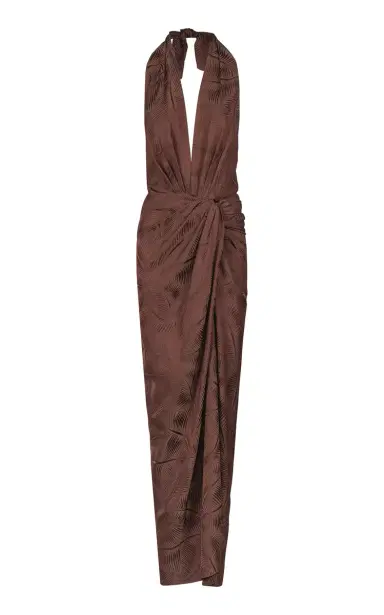 Johanna Ortiz Wildly Beautiful Satin Maxi Dress | Thumbnail 5