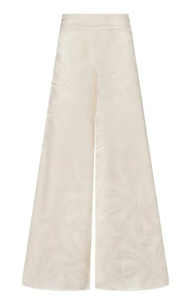 Johanna Ortiz Musical Jacquard Wide-Leg Pants
