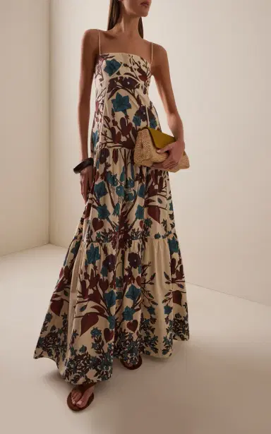 Johanna Ortiz Simbólico Cotton Maxi Dress | Thumbnail 2