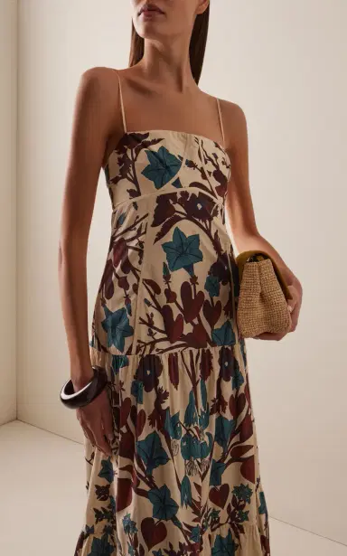 Johanna Ortiz Simbólico Cotton Maxi Dress | Thumbnail 3