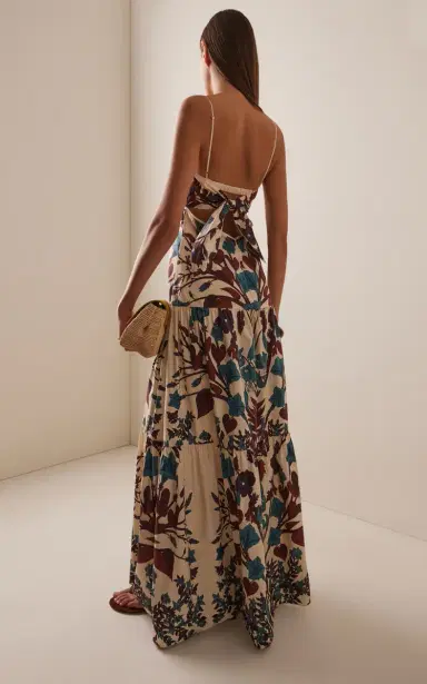 Johanna Ortiz Simbólico Cotton Maxi Dress | Thumbnail 4