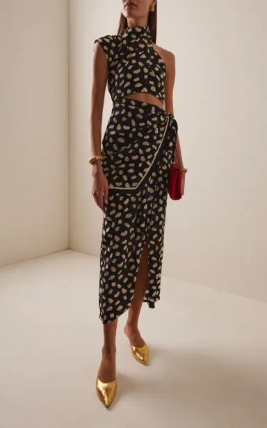 Johanna Ortiz Evening Current Silk Crop Top | Thumbnail 3