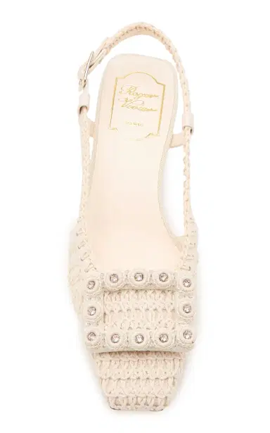 Roger Vivier Belle Vivier Crocheted Pumps | Thumbnail 3 Roger Vivier Belle Vivier Crocheted Pumps | Thumbnail 3