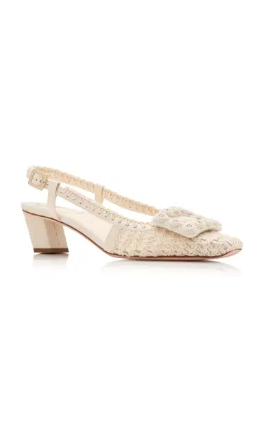 Roger Vivier Belle Vivier Crocheted Pumps | Thumbnail 4 Roger Vivier Belle Vivier Crocheted Pumps | Thumbnail 4