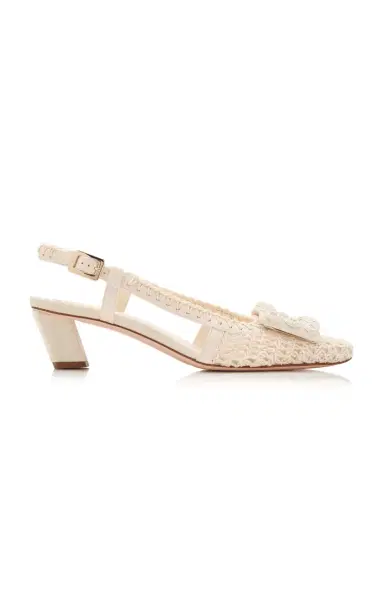 Roger Vivier Belle Vivier Crocheted Pumps | Thumbnail 1 Roger Vivier Belle Vivier Crocheted Pumps | Thumbnail 1
