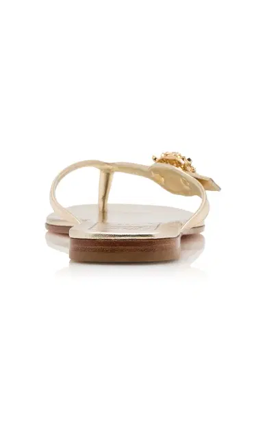 Roger Vivier Crystal Leather Sandals | Thumbnail 5