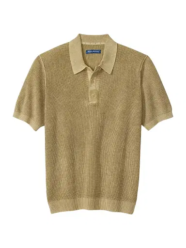 Tommy Bahama Men's Playa Blanca Classic-Fit Polo Shirt - Stone Khaki - Size Large | Thumbnail 1 Tommy Bahama Men's Playa Blanca Classic-Fit Polo Shirt - Stone Khaki - Size Large | Thumbnail 1