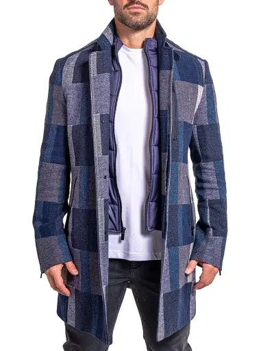 Maceoo Men's Ascension Peacoat - Blue Purple - Size XXXL | Thumbnail 2