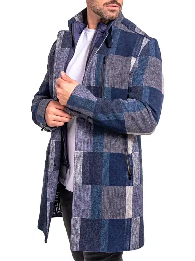 Maceoo Men's Ascension Peacoat - Blue Purple - Size XXXL | Thumbnail 3