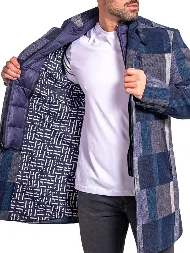 Maceoo Men's Ascension Peacoat - Blue Purple - Size XXXL | Thumbnail 7