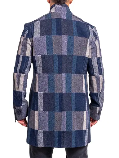 Maceoo Men's Ascension Peacoat - Blue Purple - Size XXXL | Thumbnail 8