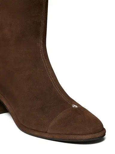 Tory Burch Women's 55MM Suede Knee-High Boots - Dark Cocoa | Thumbnail 3