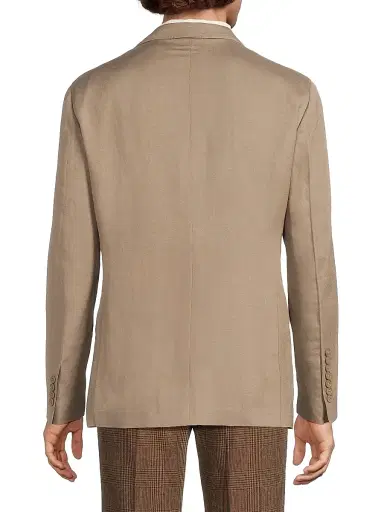 Ralph Lauren Purple Label Men's Hadley Silk-Linen Single-Breasted Jacket | Thumbnail 5 Ralph Lauren Purple Label Men's Hadley Silk-Linen Single-Breasted Jacket | Thumbnail 5