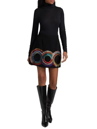 Libertine Women's Sonia Embellished A-Line Miniskirt | Thumbnail 2 Libertine Women's Sonia Embellished A-Line Miniskirt | Thumbnail 2