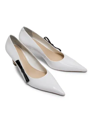 22élevé Women's 65MM Contrast Bow-Detail Patent Leather Pumps | Thumbnail 4 22élevé Women's 65MM Contrast Bow-Detail Patent Leather Pumps | Thumbnail 4