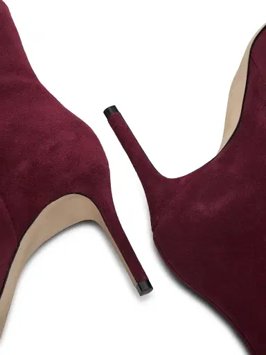 22élevé Women's 85MM Suede Stiletto Booties | Thumbnail 6 22élevé Women's 85MM Suede Stiletto Booties | Thumbnail 6