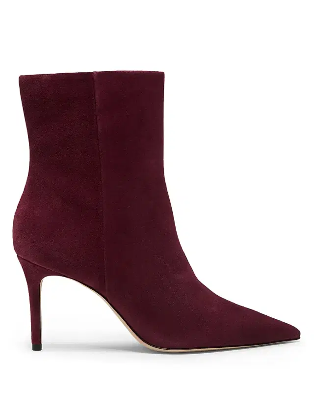 22élevé Women's 85MM Suede Stiletto Booties