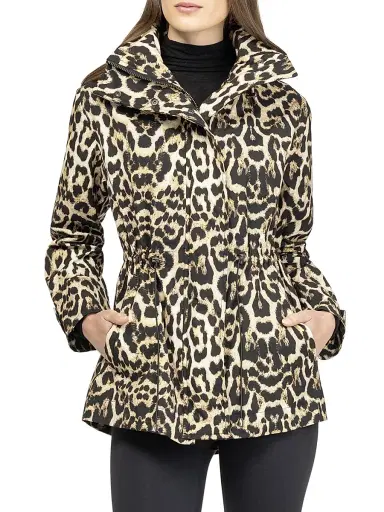 Gorski Women's Lightweight Jacket with Concealed Hood - Size Medium | Thumbnail 2