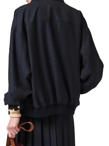 Miu Miu Women's Batavia Blouson Jacket | Thumbnail 4 Miu Miu Women's Batavia Blouson Jacket | Thumbnail 4