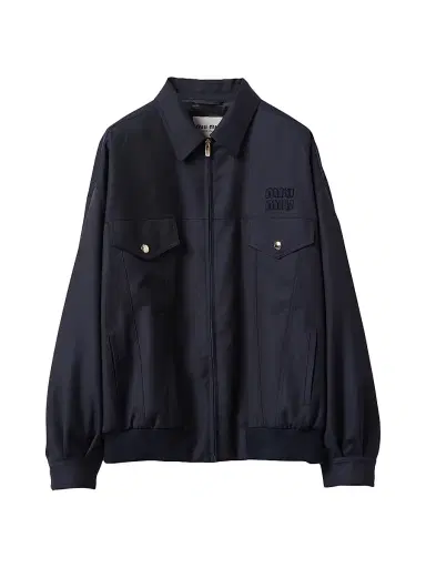 Miu Miu Women's Batavia Blouson Jacket | Thumbnail 1 Miu Miu Women's Batavia Blouson Jacket | Thumbnail 1