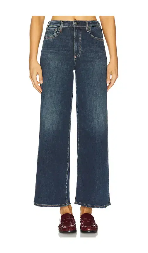 Rag & Bone Flexi Sofie Ankle Wide Leg Jeans