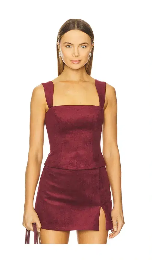 Ceronne Suede Top