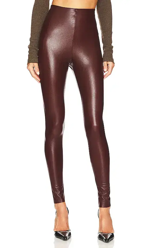 Faux Leather Legging