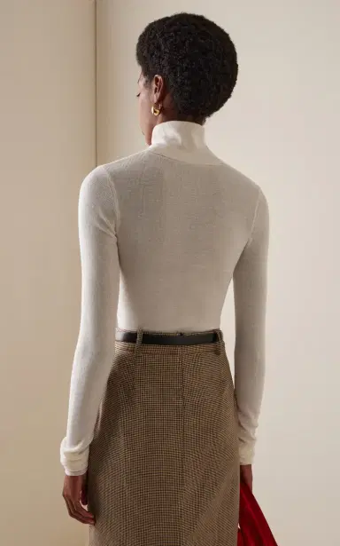 The Frankie Shop Utica Wool-Silk Turtleneck Sweater | Thumbnail 4
