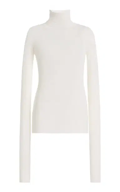 The Frankie Shop Utica Wool-Silk Turtleneck Sweater | Thumbnail 6